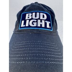 Bud Light Baseball Hat Men’s Blue One-Size Adjustable Anheuser Busch Beer